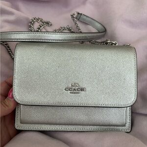 Coach Silver Crossbody Bag